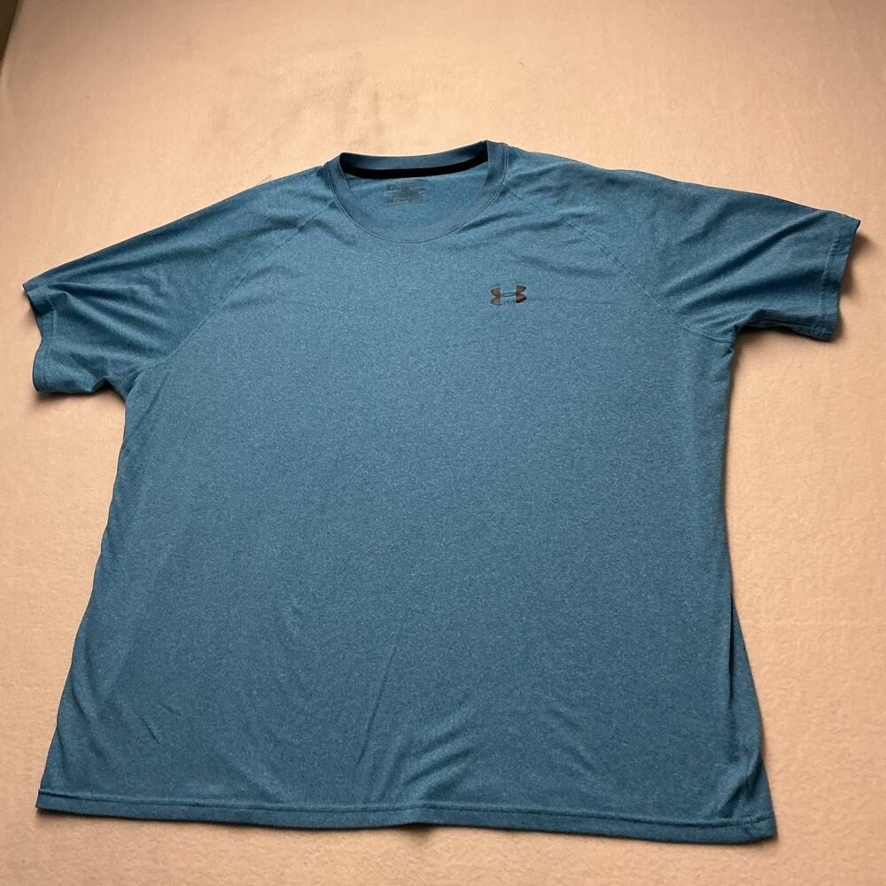 Under Armour Mens Sz XXXL Blue Heatgear Loose Fit , Lightweight Shirt, 4141